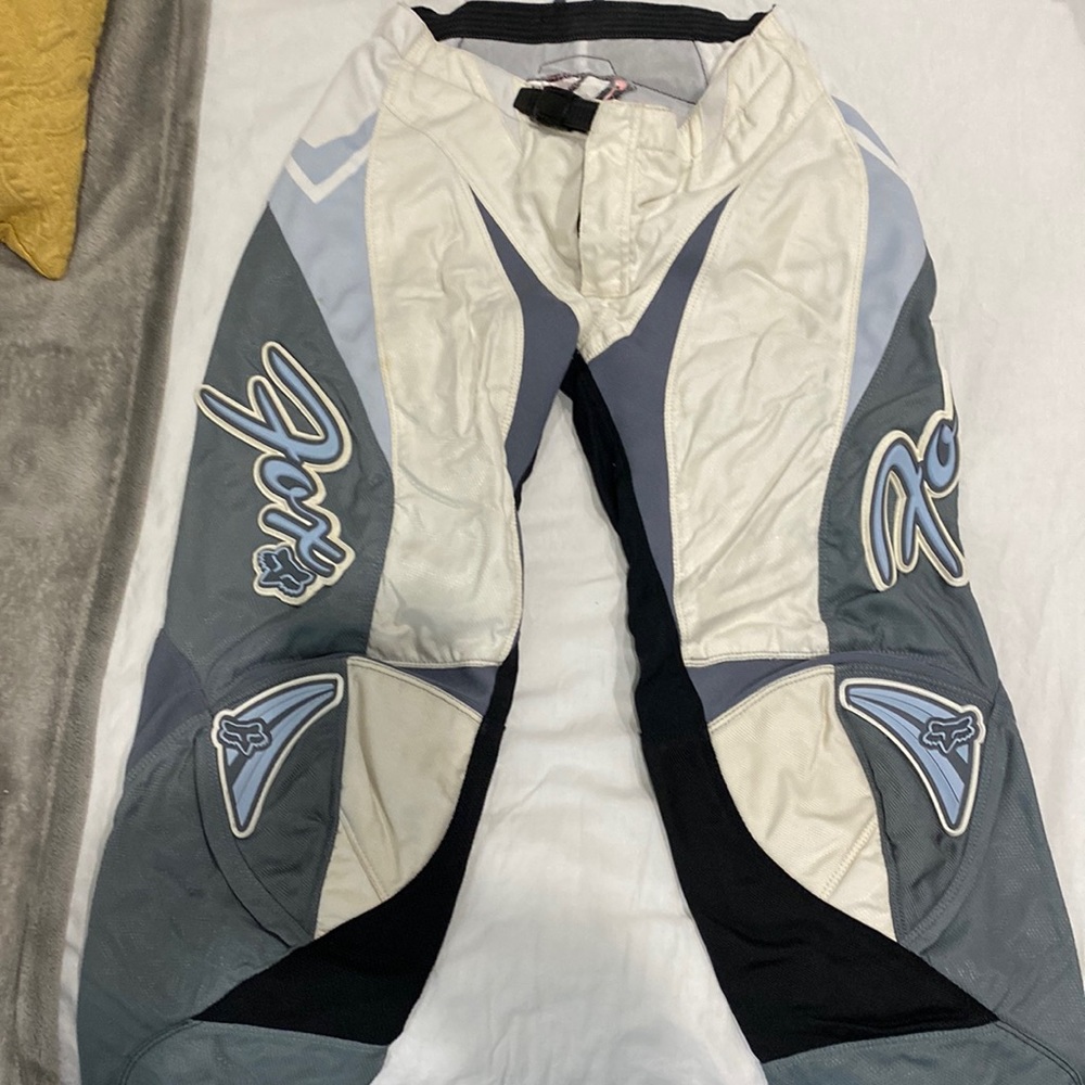 Fox Size 9/10 Riding Pants Gray Blue Girl